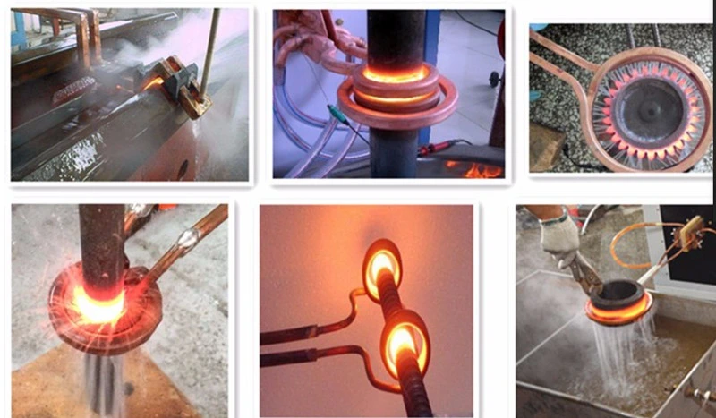 IGBT+DSP+CE آلة التسخين القابلة للتحريك مع ورق المعادن 6