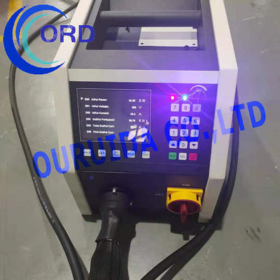 سعر جيد OEM DSP-50KW آلة لحام الحث الصغيرة المحمولة مع نطاق درجة حرارة 0-2500 ℃ الانترنت