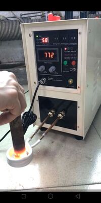 سعر جيد معدات التسخين بالحث عالي التردد Hf-15kw لجميع المعادن الانترنت