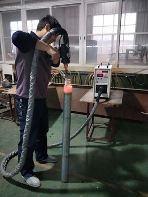 سعر جيد آلة تسخين بالحث عالية التردد محمولة ذات مبيعات ساخنة HF-40kw الانترنت