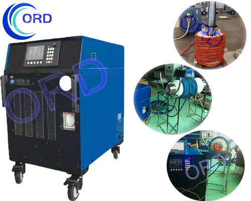 آلة تسخين بالحث الرقمي بتبريد الهواء DSP-40kw للحام الأنابيب المعدنية بالتسخين المسبق