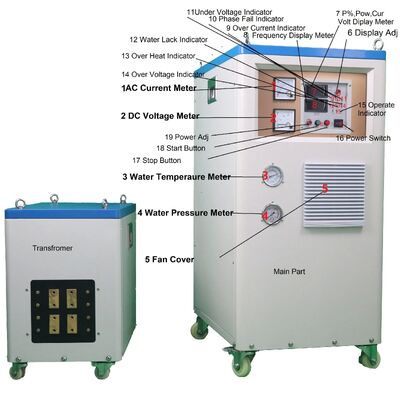 سعر جيد خصم 8% على آلة التسخين بالحث الصوتي الفائق Sf-100kw لجميع أنواع تسخين المعادن، التشكيل على الساخن، الصهر، التبريد/التقسية/اللحام الانترنت