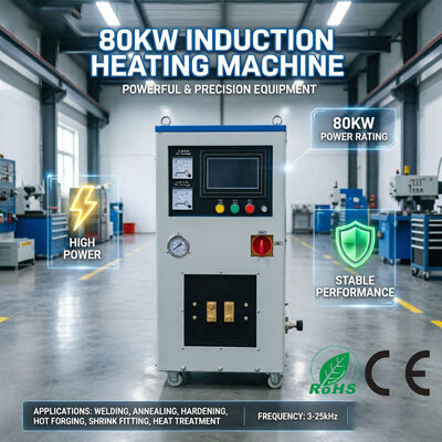 80KW Induction Heating Machine with  3-25KHz Frequency for Metal Heat Treatment